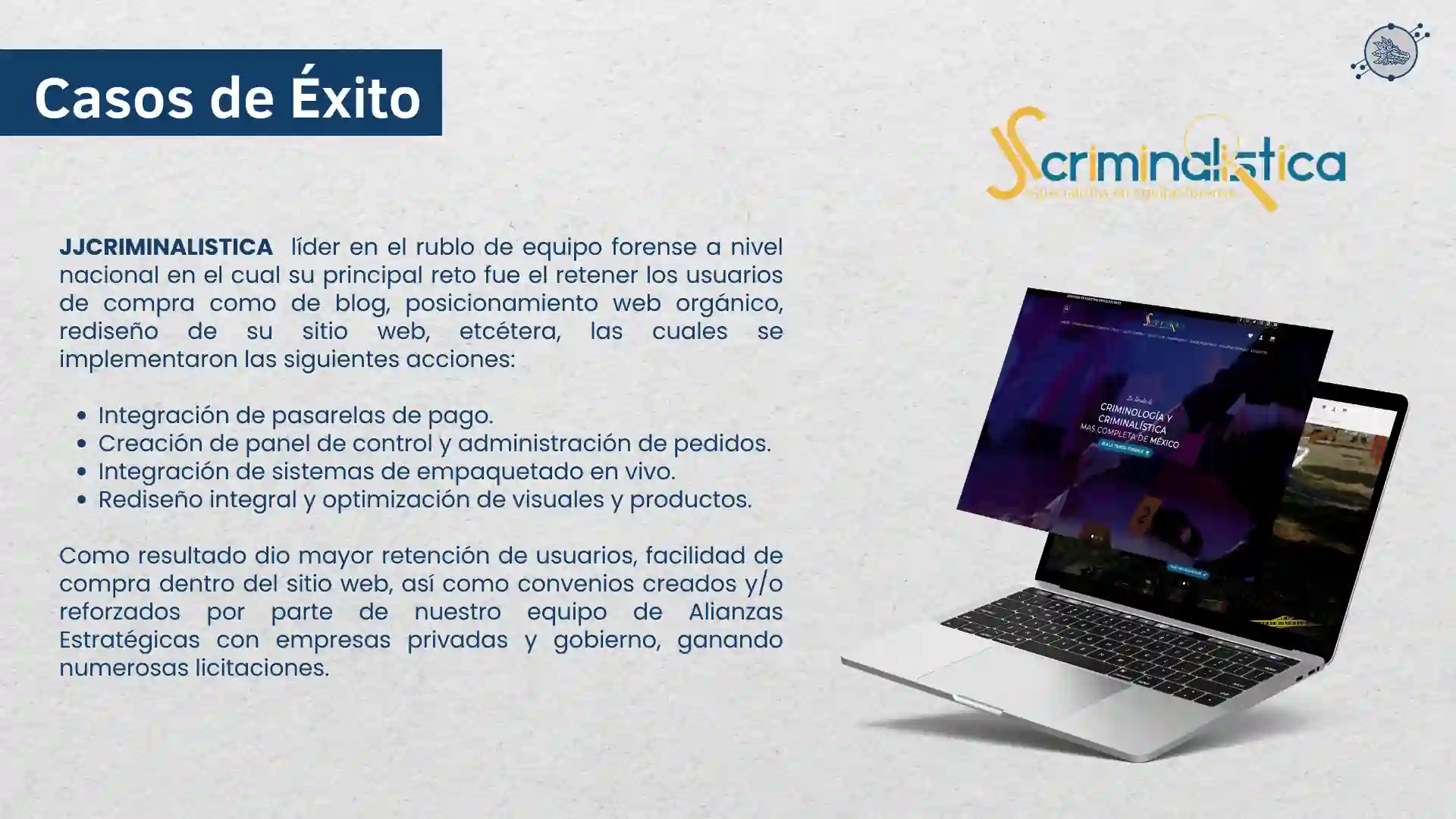 Página 17 del Brochure de Soluciones de Código Mexa