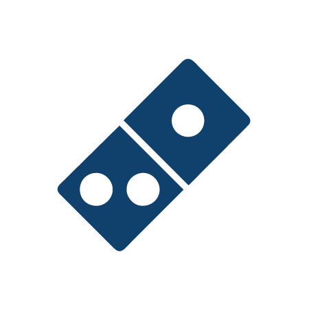 Logo de Domino's Pizza, cliente de la agencia de marketing Código Mexa